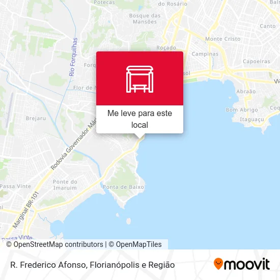 R. Frederico Afonso mapa