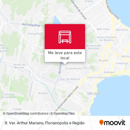 R. Ver. Arthur Mariano mapa