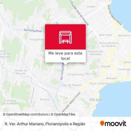 R. Ver. Arthur Mariano mapa