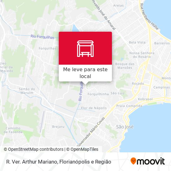 R. Ver. Arthur Mariano mapa
