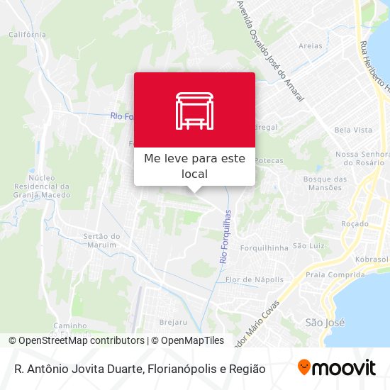 R. Antônio Jovita Duarte mapa
