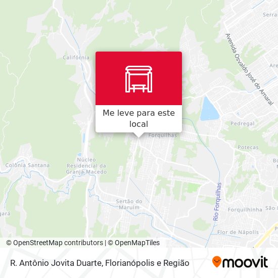 R. Antônio Jovita Duarte mapa