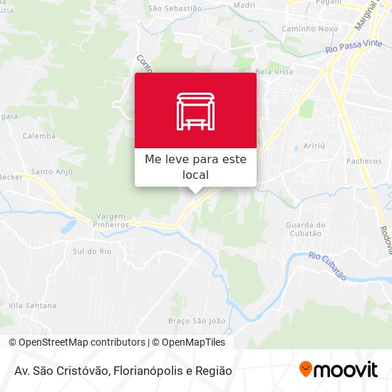 Av. São Cristóvão mapa