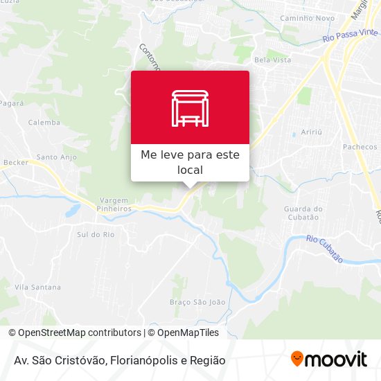 Av. São Cristóvão mapa
