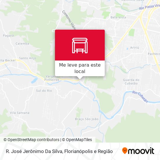 R. José Jerônimo Da Silva mapa