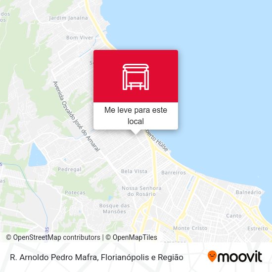 R. Arnoldo Pedro Mafra mapa