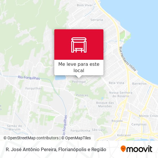 R. José Antônio Pereira mapa
