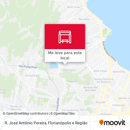 R. José Antônio Pereira mapa