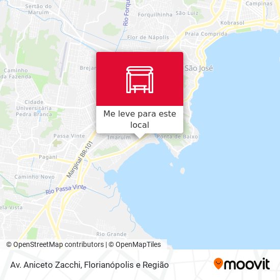 Av. Aniceto Zacchi mapa
