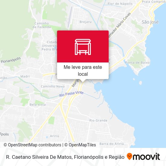 R. Caetano Silveira De Matos mapa