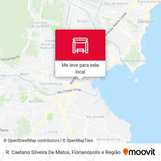 R. Caetano Silveira De Matos mapa