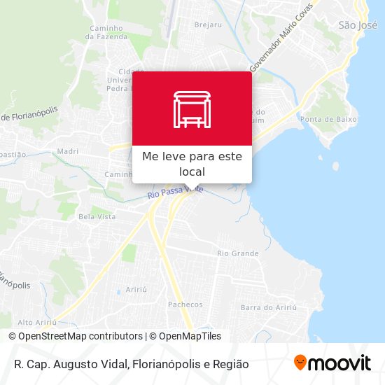 R. Cap. Augusto Vidal mapa