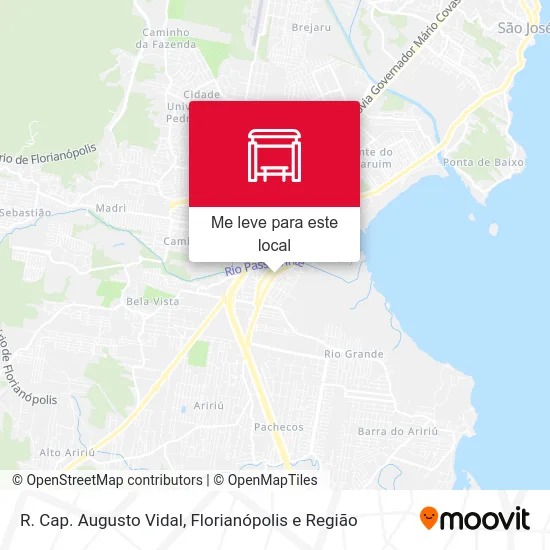 R. Cap. Augusto Vidal mapa