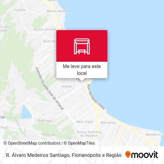 R. Álvaro Medeiros Santiago mapa