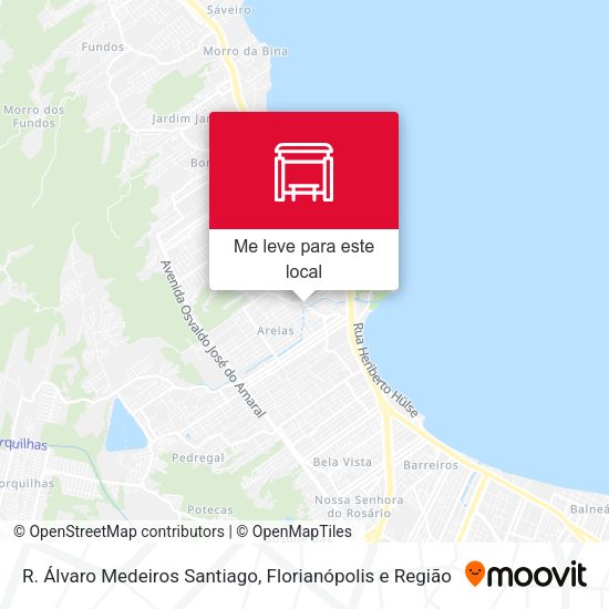 R. Álvaro Medeiros Santiago mapa