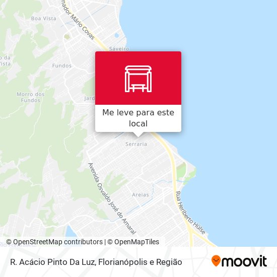 R. Acácio Pinto Da Luz mapa