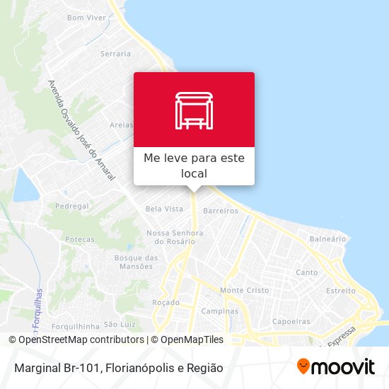 Marginal Br-101 mapa