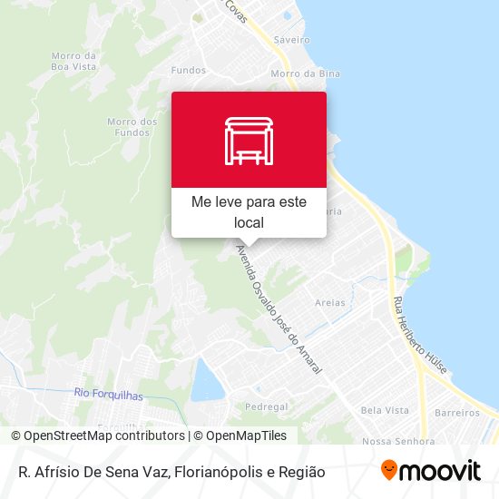 R. Afrísio De Sena Vaz mapa
