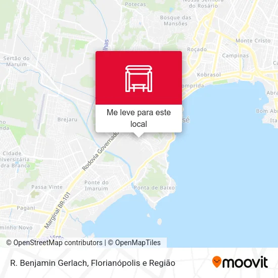 R. Benjamin Gerlach mapa