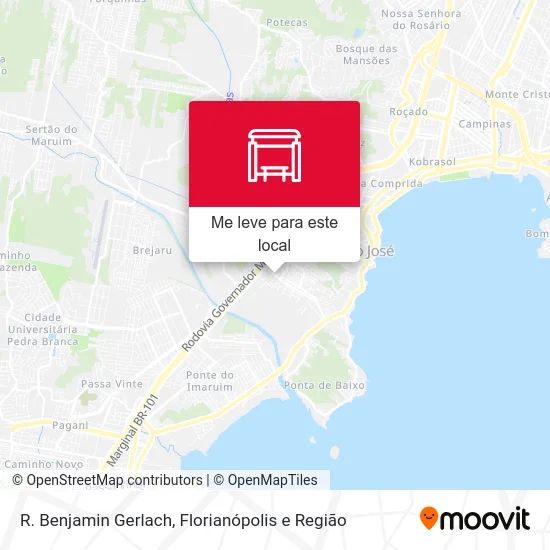 R. Benjamin Gerlach mapa