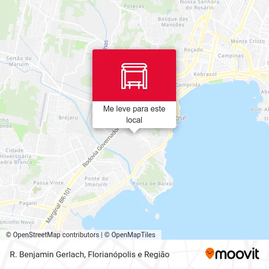 R. Benjamin Gerlach mapa