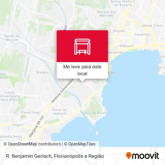 R. Benjamin Gerlach mapa