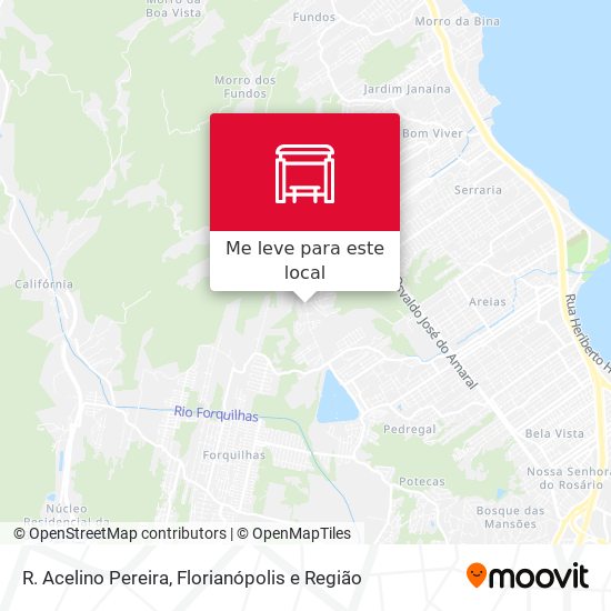 R. Acelino Pereira mapa