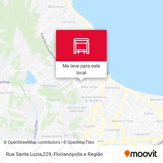 Rua Santa Luzia,229 mapa