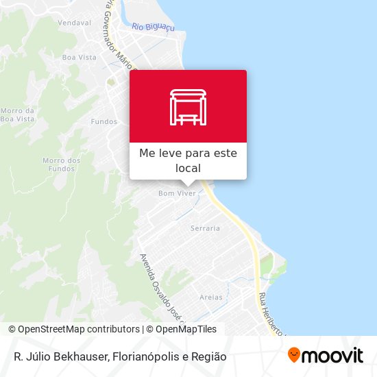R. Júlio Bekhauser mapa
