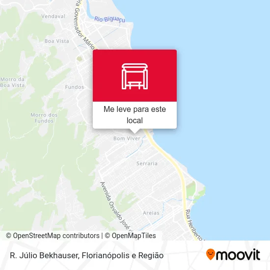R. Júlio Bekhauser mapa
