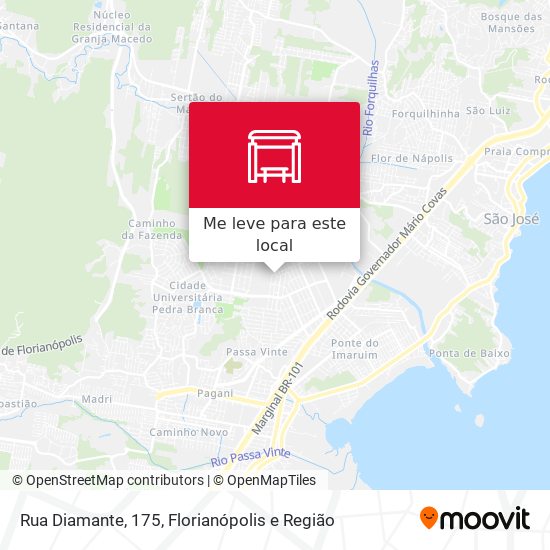 Rua Diamante, 175 mapa