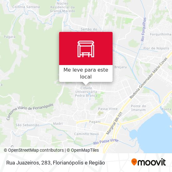 Rua Juazeiros, 283 mapa