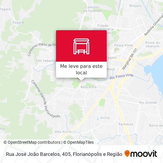 Rua José João Barcelos, 405 mapa