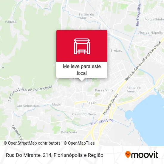 Rua Do Mirante, 214 mapa