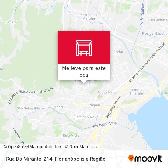 Rua Do Mirante, 214 mapa