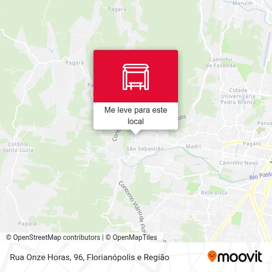 Rua Onze Horas, 96 mapa