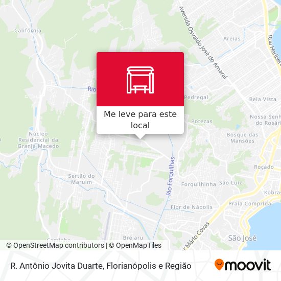 R. Antônio Jovita Duarte mapa