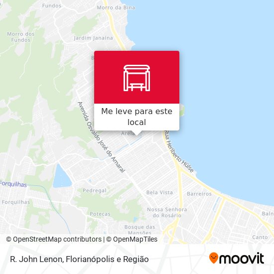 R. John Lenon mapa