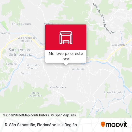 R. São Sebastião mapa