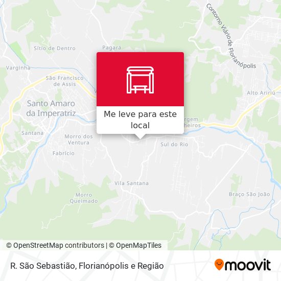 R. São Sebastião mapa
