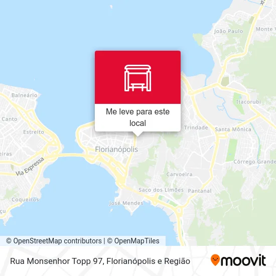 Rua Monsenhor Topp 97 mapa