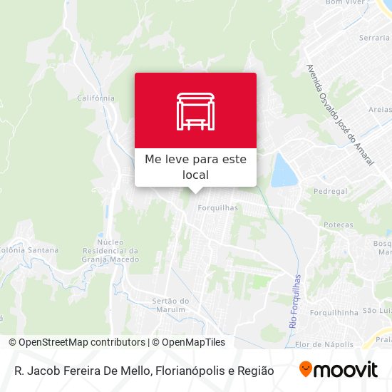 R. Jacob Fereira De Mello mapa