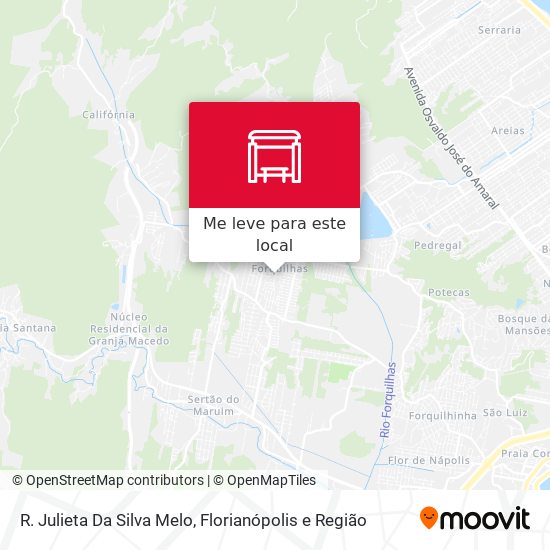 R. Julieta Da Silva Melo mapa