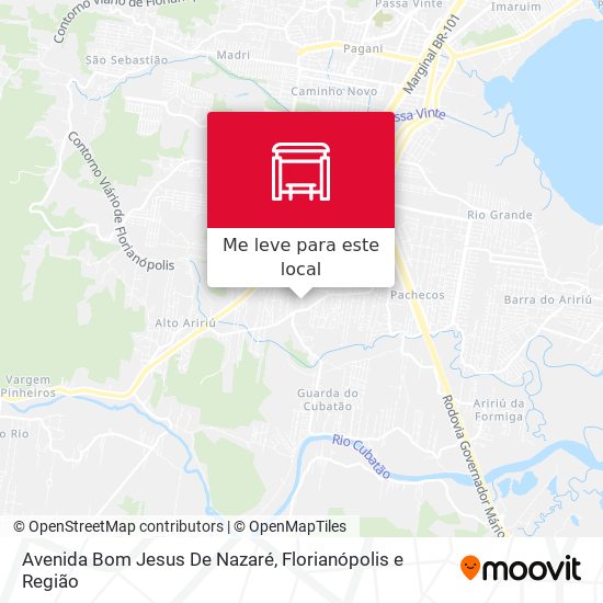 Avenida Bom Jesus De Nazaré mapa