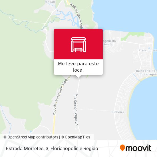 Estrada Morretes, 3 mapa