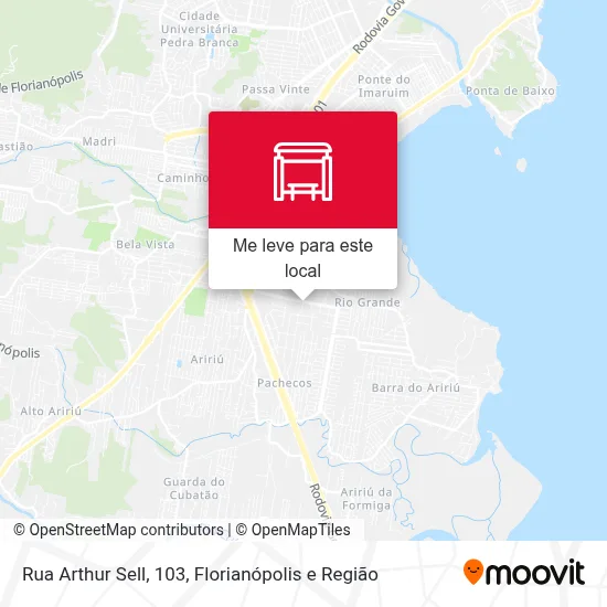 Rua Arthur Sell, 103 mapa