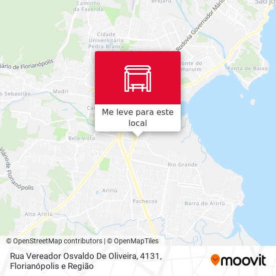 Rua Vereador Osvaldo De Oliveira, 4131 mapa