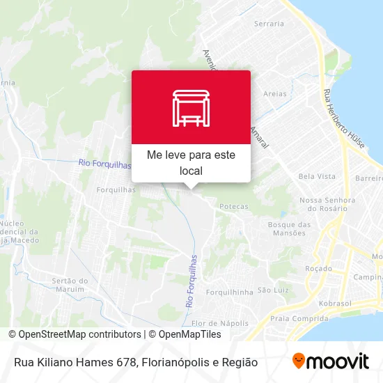 Rua Kiliano Hames 678 mapa