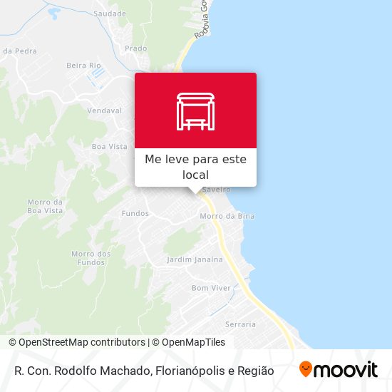 R. Con. Rodolfo Machado mapa