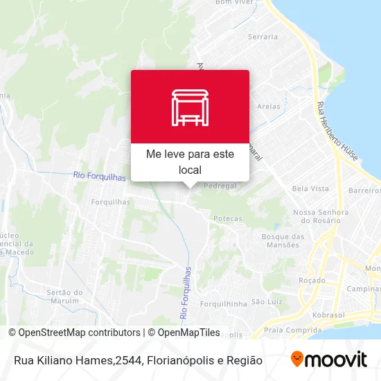 Rua Kiliano Hames,2544 mapa